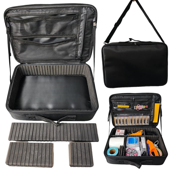 Tool Boxes & Organizers,All-in-One Home Repair Organizer, Heavy-Duty Tool Tote with Customizable Dividers & Large Storage Space