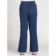 thumbnail image 4 of Athletic Works Women's and Women's Plus ButterCore Wide Leg Pants, Sizes XS-4X, 4 of 5