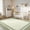 Green, variant on TEREDNAT 2'x6' Bordered Polyester Area Rug Machine Washable Non Slip Low Pile Modern Floor Carpet For Living Room, Green