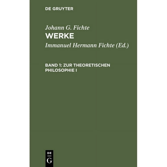 Zur Theoretischen Philosophie I, (Hardcover)