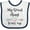 White and Navy, variant on Inktastic My Great Aunt Loves Me Heart Boys or Girls Baby Bib