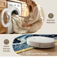 thumbnail image 4 of ODIKA Circle Nautical Octopus Vintage Creature Coral Motif Dotted Border Pet Friendly & Kids Safe Play for Playroom, Bedroom, Reading Nook, 4 of 6
