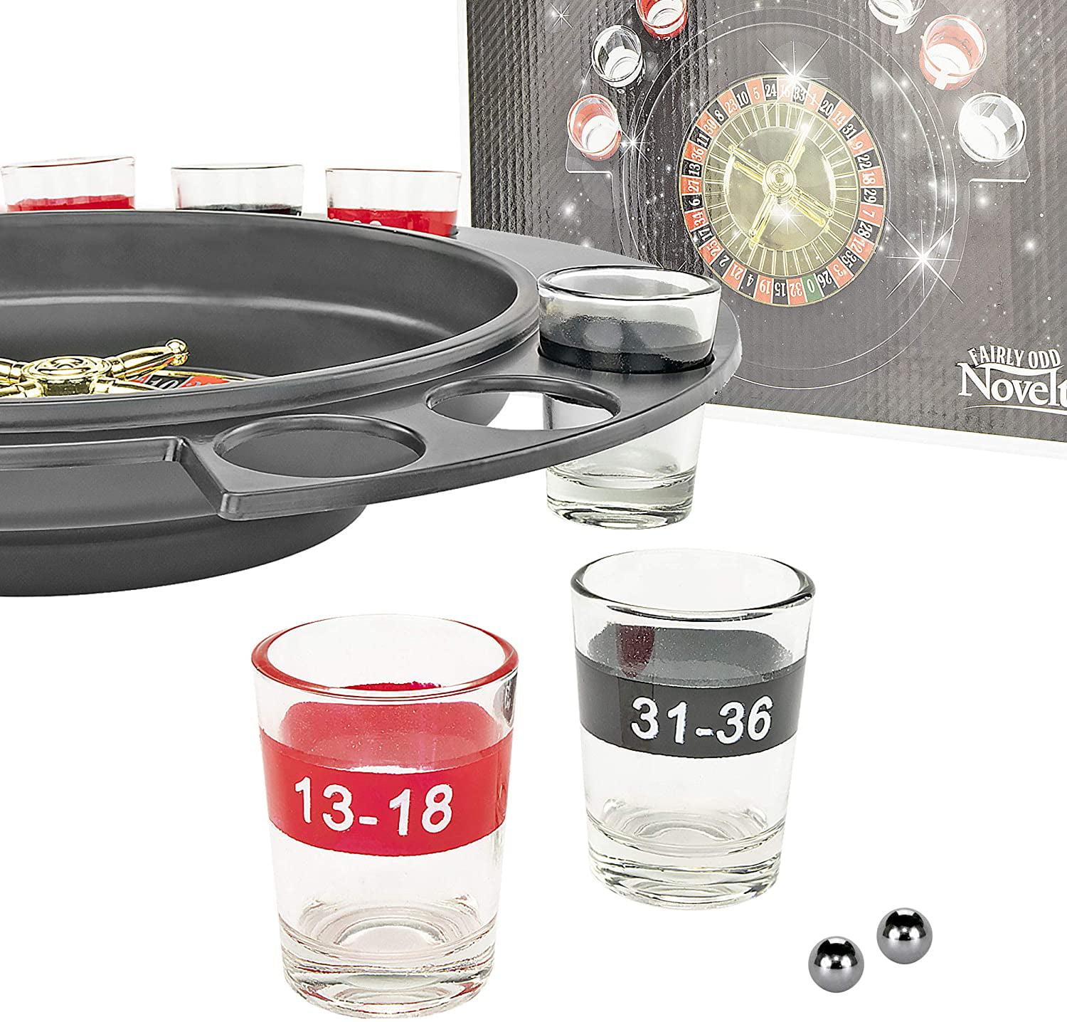 Fun Novelty Drinks Accessory for all Parties Invero Fishing Set Homes and more Adults Drinking Game Includes 4 Shot Glasses Mini Boat and all Accessories Festive Times 