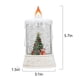 thumbnail image 3 of onlyliua Liquidación Velas Navideñas Sin Llama, Farol de Nieve Navideño, Farol de Nieve con Forma de Vela con Música, Farol Iluminado Brillante, Árbol de Navidad, Escena de Muñeco de Nieve, Festival,, 3 of 7