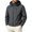 Dark Gray, variant on Men's Hooded Jackets Men Multiple Zipper Pockets Water Repellent Solod Color Softshell Jackets Casual Full Zip Adjustable Cuffs Travel Daily Outdoor Coats