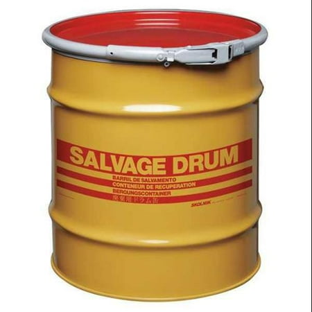 HM2001Q Salvage Drum, Open Head, 20 gal., Yellow (The Best Drum Heads)