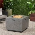 thumbnail image 2 of Afuera Living Contemporary 33" Square Fire Pit in Concrete, 2 of 14