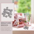 thumbnail image 4 of EeaseCA 20 Pcs Miniature Bricks Decor Pottery Clay Brick Models Micro Landscape Brick Model, 4 of 7