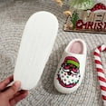thumbnail image 5 of Christmas Slippers House Shoes for Women Fluffy Soft Cozy Bedroom Cartoon Plush Cute Slippers for Indoor Outdoor Use, 5 of 9
