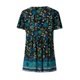 thumbnail image 3 of Sunloudy - Camisetas de verano con estampado floral para mujer, bohemias, de manga corta, con cuello en V, con botón frontal Sunloudy moda, 3 of 10