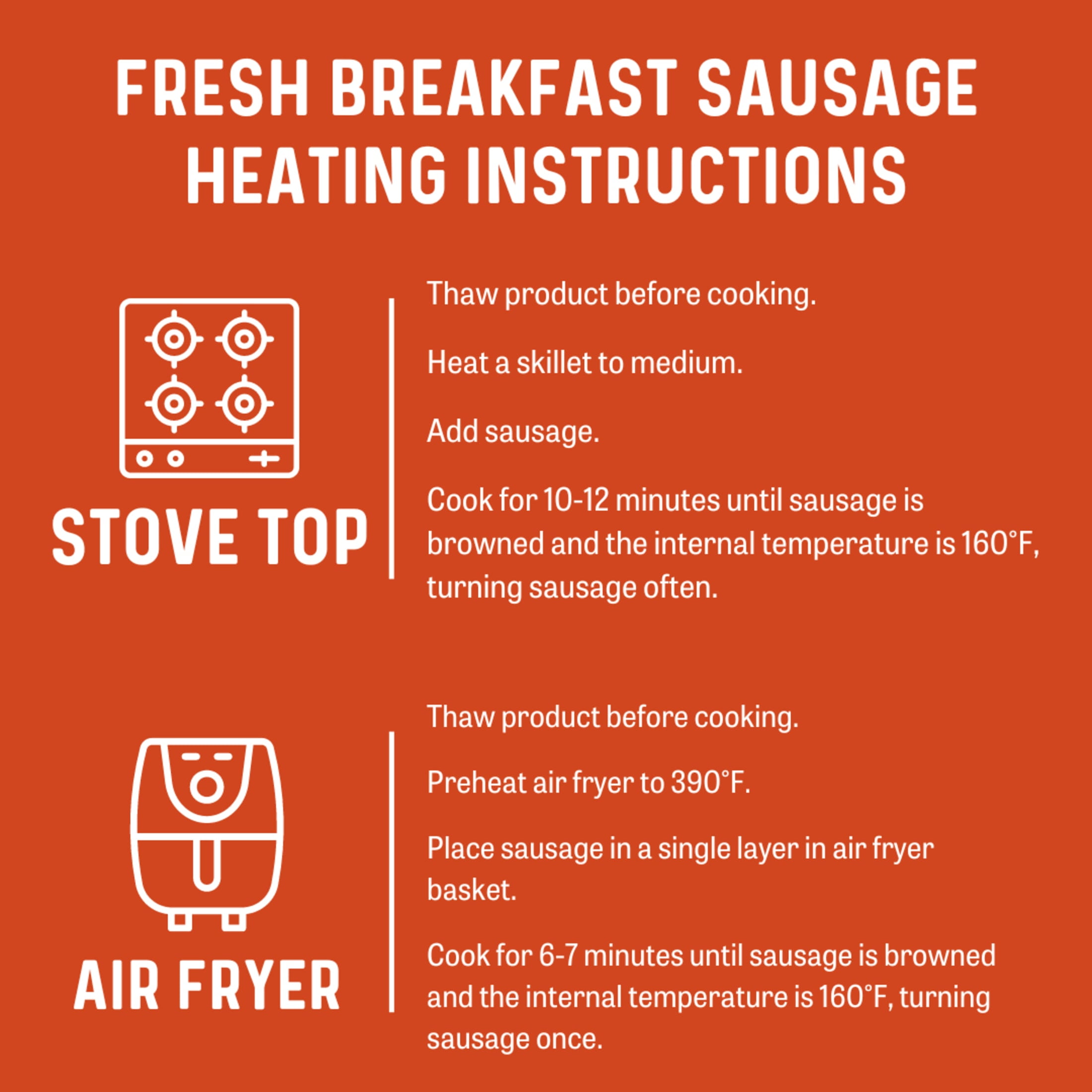 Johnsonville Hatch Green Chile Seasoned Breakfast Sausage Links 12 oz packages