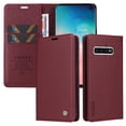 thumbnail image 4 of Funda para Samsung Galaxy S10 Estuche de Cuero PU Tipo Cartera con Ranuras para Tarjetas y Cierre Magnético, 4 of 5