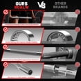thumbnail image 2 of ROALW 7FT Olympic Barbell 1000LB Capacity – Heavy Duty Strength Training Bar for Squat, Deadlift & Bench, Silver, 2 of 8