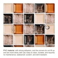 thumbnail image 5 of 10 Sheets Peel and Stick Tiles, 3.94"x3.94"x0.01" for Kitchen Wall Stairs, Black+Beige, 5 of 6