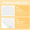 thumbnail image 5 of NUOLUX 10pcs Removable Basket Labels Clip Kitchen Bin Whiteboards PVC Label Holders, 5 of 10