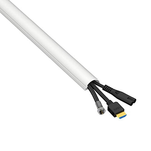 Cubierta de cable mediana D-Line | Paquete de 2 | Canalera decorativa