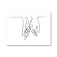 thumbnail image 3 of Dibujo abstracto de una línea para la cara de una pareja, impresión minimalista, regalos románticos para parejas, pintura en lienzo, arte de pared para dormitorio y hogar, decoración, 3 of 5
