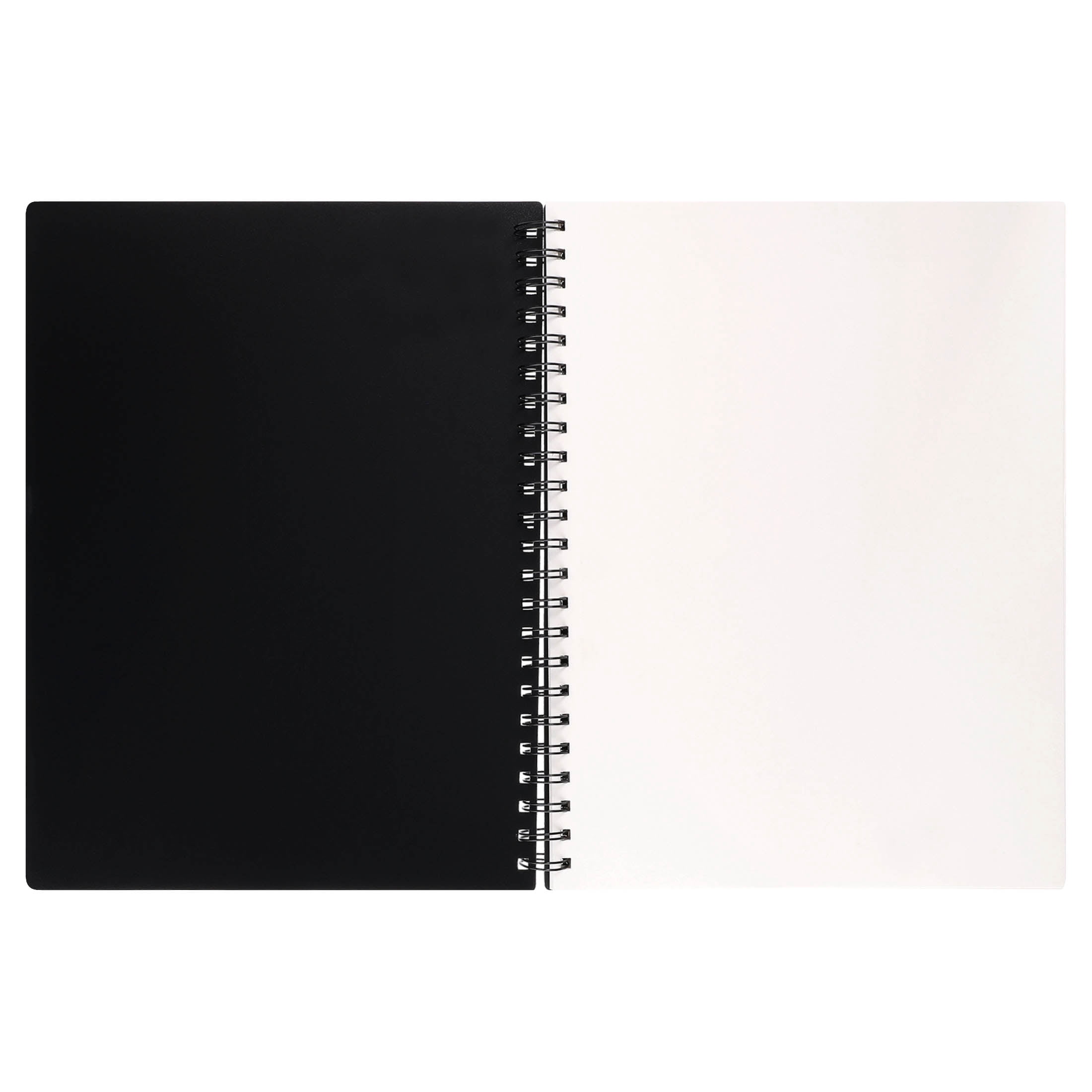 Pen+Gear Spiral Sketch Book, 9” x 12”, Black, Perforated, 75 Sheets