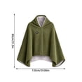 thumbnail image 3 of LKXOTTK USB Heated Shawl Wrap for Women Wearable Blanket with 3 Heat Settings Fast Heating for Indoor Outdoor, 150x80cm, 3 of 7