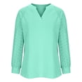 thumbnail image 2 of SHE IS My Items Shirts for Women Long Sleeve Plus Size Long Sleeve Cotton Tops for Women 3/4 Length Sleeve Womens Tops Plus Size 4x Tunic Tops Women Dressy, 2 of 5