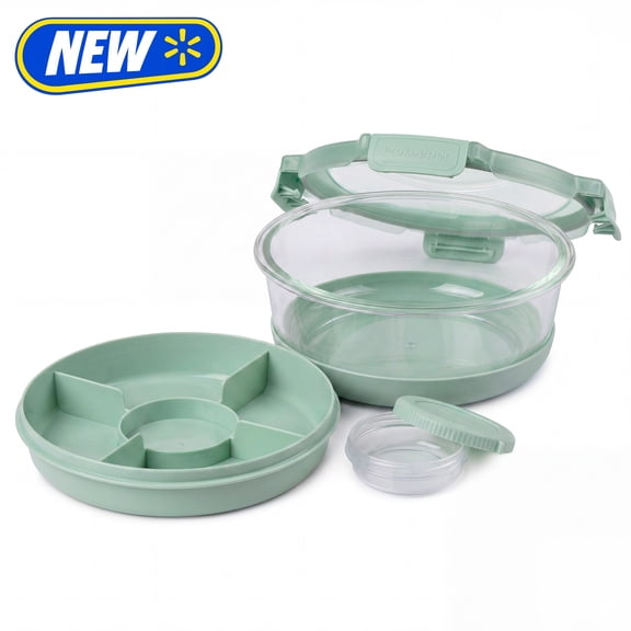 Prokeeper 5.8 Cup Glass Food Storage Container with Silicone Base, Designed to Help with Pantry Storage and Everyday Organization