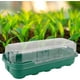 thumbnail image 1 of 1 Pack Heavy Duty Window Sill Seedling Trays With Protective Dome For 36mm Peat Pellets (not Included) - Indoor & Outdoor Growing Trays, 1 of 5
