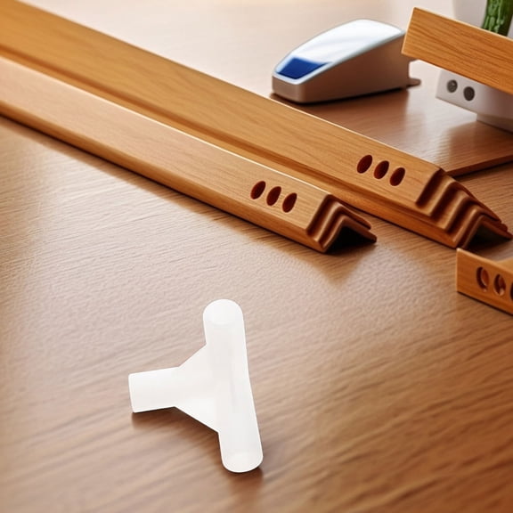 Soimiss 42pcs Canopy Fitting Kit for Stable Tent Structure in White Plastic for Patio Use