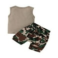 thumbnail image 2 of T-Shirt à Capuche Camouflage Bébé Été Short Élastique, 2 of 5