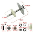 thumbnail image 2 of Mistaha Garage Door Opener Gear Kit Set with Plastic and Metal Construction - Silver Color, Fits 41C4220A Opener Model - Compact Packaging, Easy Installation - Durable and Reliable Gear Replacement, 2 of 6
