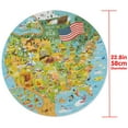 thumbnail image 6 of Children’s Jigsaw Puzzle by boppi – 150 Piece Map of the USA Puzzle for Kids – Made with 100% Recycled Card, 6 of 8