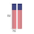 thumbnail image 2 of Independence Day Decorations, 72X12 In, Front Door Hanging Decor, Outdoor Fabric Banners, Red White and Blue Decorations, Star Prints, Freedom America Wording, July 4Th, Porch, 2 of 3