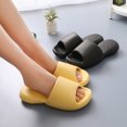 thumbnail image 2 of Bathroom Slippers Solid Color: Simple Thick Sole Household Sandals Shower Slides, 2 of 3