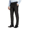 thumbnail image 3 of Kenneth Cole Reaction Stretch Textured Weave Slim Fit Dress Pants Black, 3 of 3