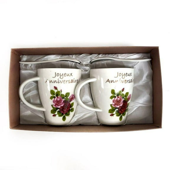 Anniversaire Cup and Spoon Set