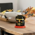 thumbnail image 6 of TOOYFUL Toothpick Box Container Case China Lucky Cat Decorative Toothpick Dispenser Box Holder Toothpick Case for Living Room Kitchen Black, 6 of 10