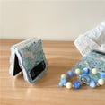 thumbnail image 3 of Haobuy for Samsung Galaxy Z Flip 5 Clear Case with Chain Strap Cute Transparent Shockproof Bumper Cover-Blue, 3 of 7