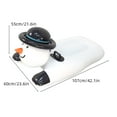 thumbnail image 3 of Tgbvmt Heavy Duty Inflatable Snow Tube Hard Bottomed Snow Sled with Handles Snowman Design PVC Snow Tube for Winter Outdoor Sports Snow Sliding Family Adventure Cold Weather Snow Toy, 3 of 6