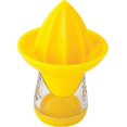 thumbnail image 1 of Outil de presse-agrumes de cuisine, presse-agrumes et alsoir pour citron et citron vert, jaune, plastique, 1 of 5