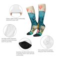 thumbnail image 3 of Balery Cute Animal Party Printed Novelty Socks Men's Women's Crew Socks Sports Socks Knee High Socks Cotton Socks Quirky and Cool Socks, 3 of 9