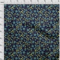 thumbnail image 3 of oneOone Organic Cotton Voile Fabric Leaves & Floral Artistic Print Sewing Fabric BTY 42 Inch Wide, 3 of 4