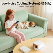 CocoBear Mini Projector 2026 Upgraded Auto Keystone Portable Projector for bedroom, 50% Zoom, 1080P Supported, Compatible with iOS/Android/TV Stick/HDMI/USB/TF Card(Yellow)
