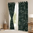 thumbnail image 3 of Homewish Boys Southwestern Cowboy Black Out Curtains,Retro Vintage Curtains Pack of 2 (42x63 Each),Western Theme Bedroom Curtains,Ultra Soft Home Decor, 3 of 6