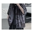 thumbnail image 3 of Printed Silk Short Sleeved Shirt Comfortable Breathable Men Ice Silk Shirt Top for Working, 3 of 8