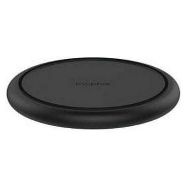 mophie Charge Stream Pad  - 10W Qi-Certified for Fast Charging Compatible with Apple iPhone Google Pixel Samsung Galaxy Non-Slip Rubberized Grip Compact & Lightweight (Black)