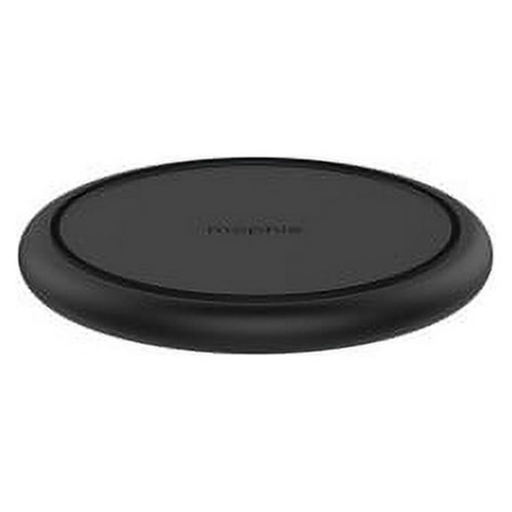 mophie Charge Stream Pad  - 10W Qi-Certified for Fast Charging, Compatible with Apple iPhone, Google Pixel, Samsung Galaxy, Non-Slip Rubberized Grip, Compact & Lightweight (Black)