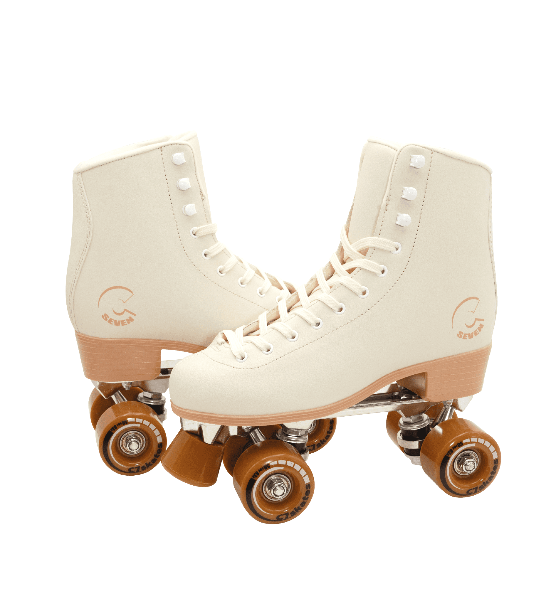 icecream アイスクリームキャラクター ハイカットスニーカ26.5cm C7skates Cute Roller Skates for Girls and Adults (Vanilla