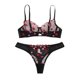thumbnail image 1 of Gibobby Ropa interior mujer sexy Conjunto de Ropa Interior Sexy para Mujer Lenceria Erotica De Encaje con Cuello Sensual Lenceria Sexy para Mujer(Negro, CH), 1 of 5