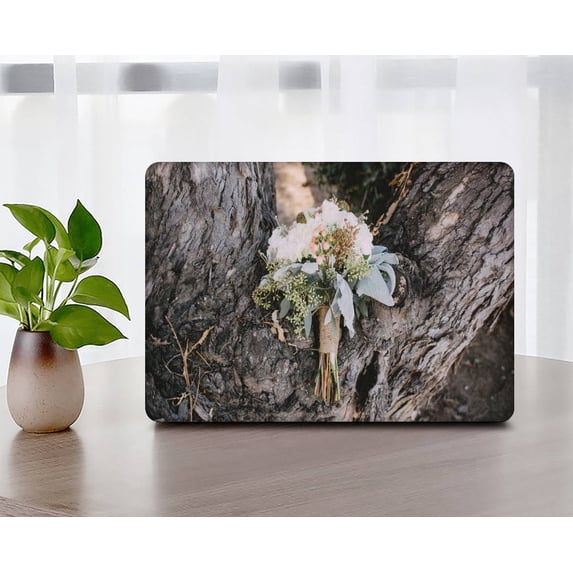 KSK KAISHEK for Newest MacBook Air 13 inch Case 2018 - 2022 Rel. Model A1932 A2179 A2337 m1, Plastic Hard Case Shell Cover, Flower 1241