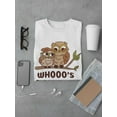 thumbnail image 3 of Whoooo's The Best Dad? T-Shirt Men -Smartprints Designs, Male x-Large, 3 of 4