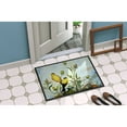 thumbnail image 2 of Carolines Treasures PJC1112MAT Joyful Morning Birds Door Mat Indoor Rug or Outdoor Welcome Mat 18x27 Doormat  27"L x, 2 of 4